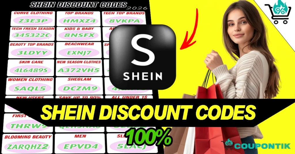 shein codes 2026