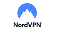 NordVPN logo with promo codes and discounts for VPN services.